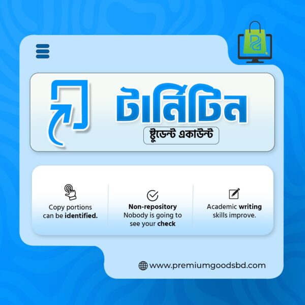 টার্নিটিন ষ্টুডেন্ট একাউন্ট
[Plagiarism checker]